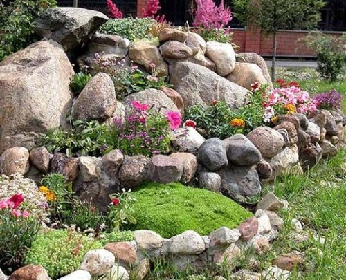 Создание альпийской горки своими руками