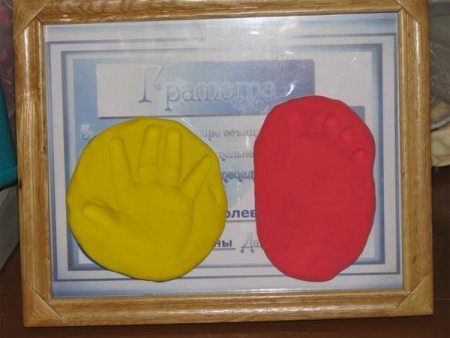 Слепки ручек и ножек своими руками Слепки ручек и ножек своими руками