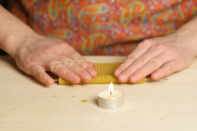 Свеча из вощины своими руками Свеча из вощины своими руками