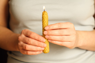 Свеча из вощины своими руками Свеча из вощины своими руками