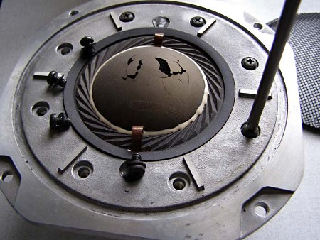 Как заменить (восстановить) купольный диффузор на динамике Как заменить (восстановить) купольный диффузор на динамике