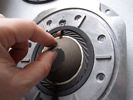 Как заменить (восстановить) купольный диффузор на динамике Как заменить (восстановить) купольный диффузор на динамике