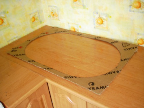 Врезка мойки в столешницу Врезка мойки в столешницу