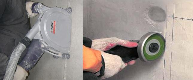 Штробление стен под электропроводку Штробление стен под электропроводку