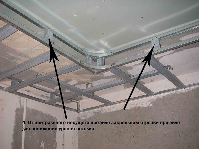 Двухуровневый потолок из гипсокартона с подсветкой по периметру с фотографиями Двухуровневый потолок из гипсокартона с подсветкой по периметру с фотографиями