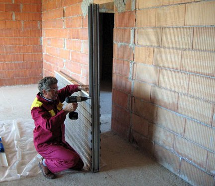 Варианты установки сдвижной двери Варианты установки сдвижной двери