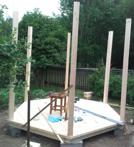 Беседка из готовых модулей Беседка из готовых модулей