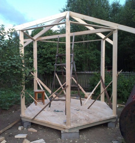 Беседка из готовых модулей Беседка из готовых модулей
