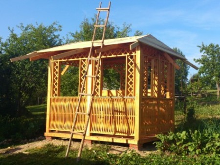 Беседка из готовых модулей Беседка из готовых модулей
