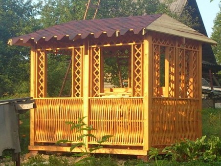 Беседка из готовых модулей Беседка из готовых модулей