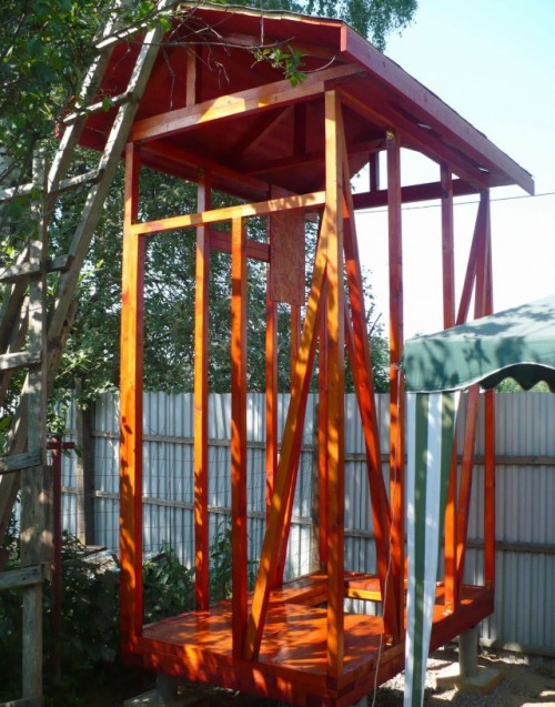 Душ из поликарбоната своими руками Душ из поликарбоната своими руками