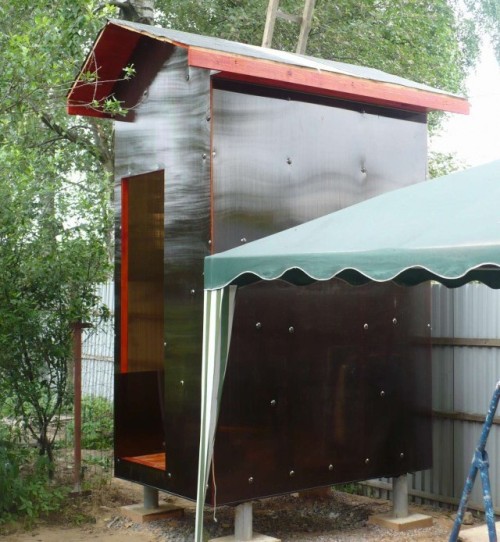 Душ из поликарбоната своими руками Душ из поликарбоната своими руками