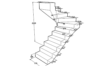 Бетонная лестница в подвал Бетонная лестница в подвал