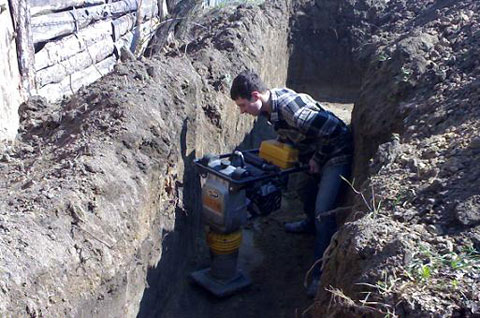 Уплотнение грунта под фундамент Уплотнение грунта под фундамент