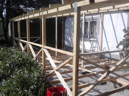 Открытая веранда своими руками Открытая веранда своими руками