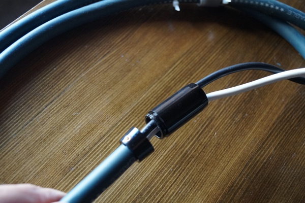 Разделка аудиокабеля SAEC SPC -1000 (установка сплиттеров, Y- коннекторов, banana - коннекторов)